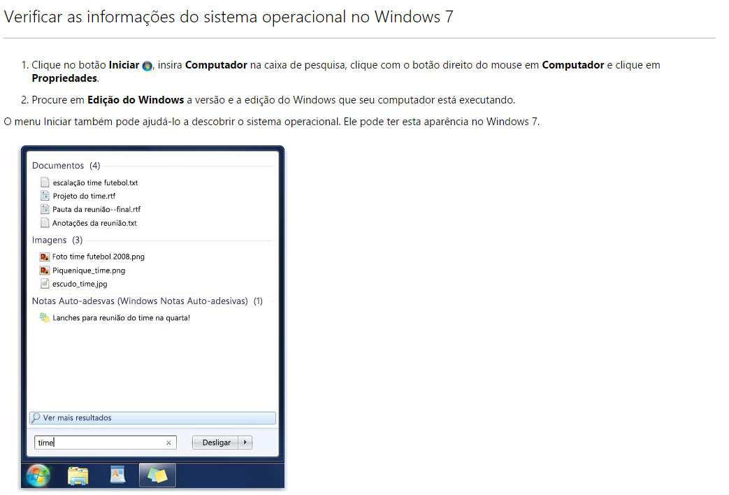Instalação para Windows 7